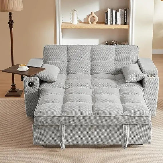 65'' 3-in-1 Folding Convertible Sofa Bed