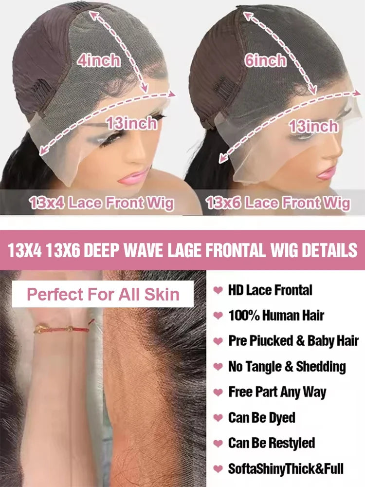 Deep Water Wave Culry Wig