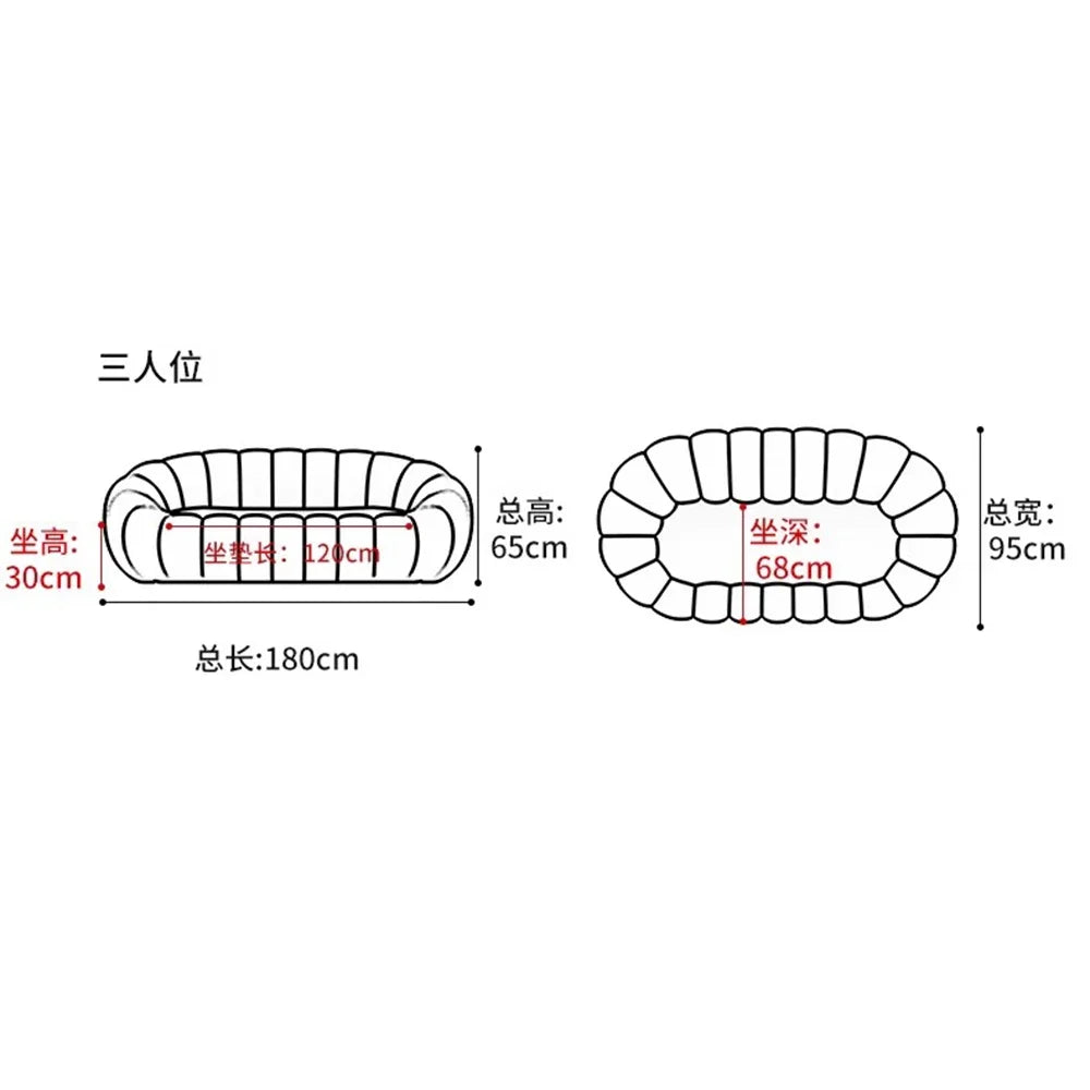 Velvet Recliner Sofa