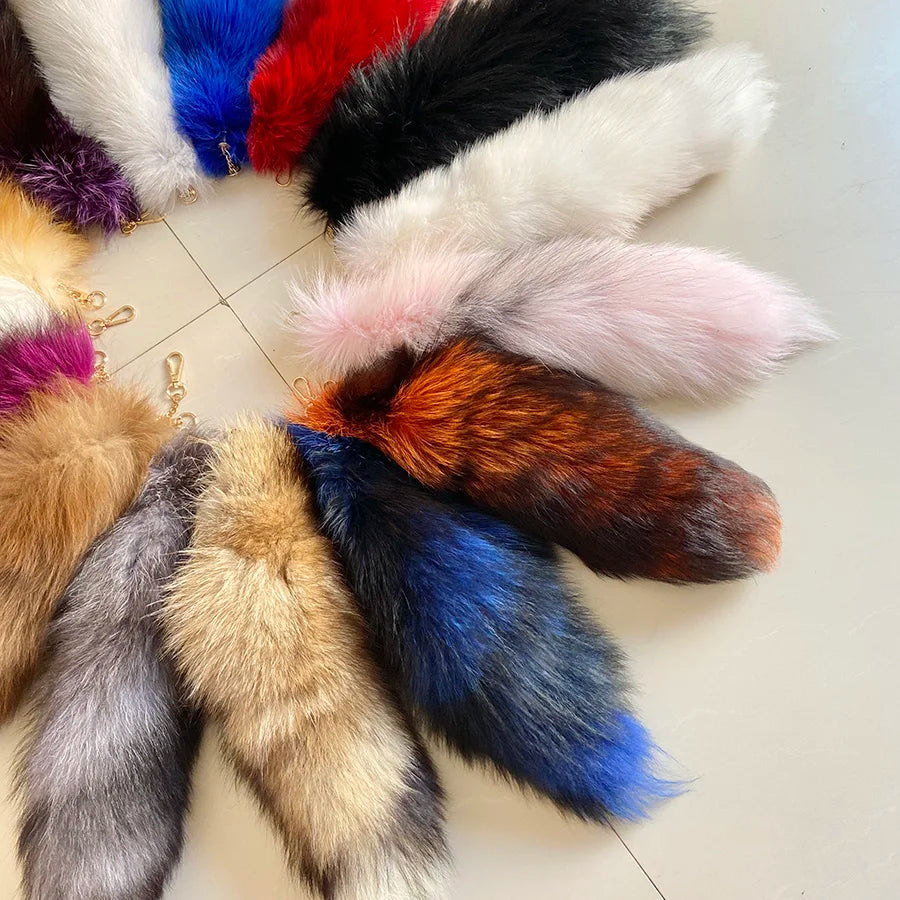 Fox Tail Keychain