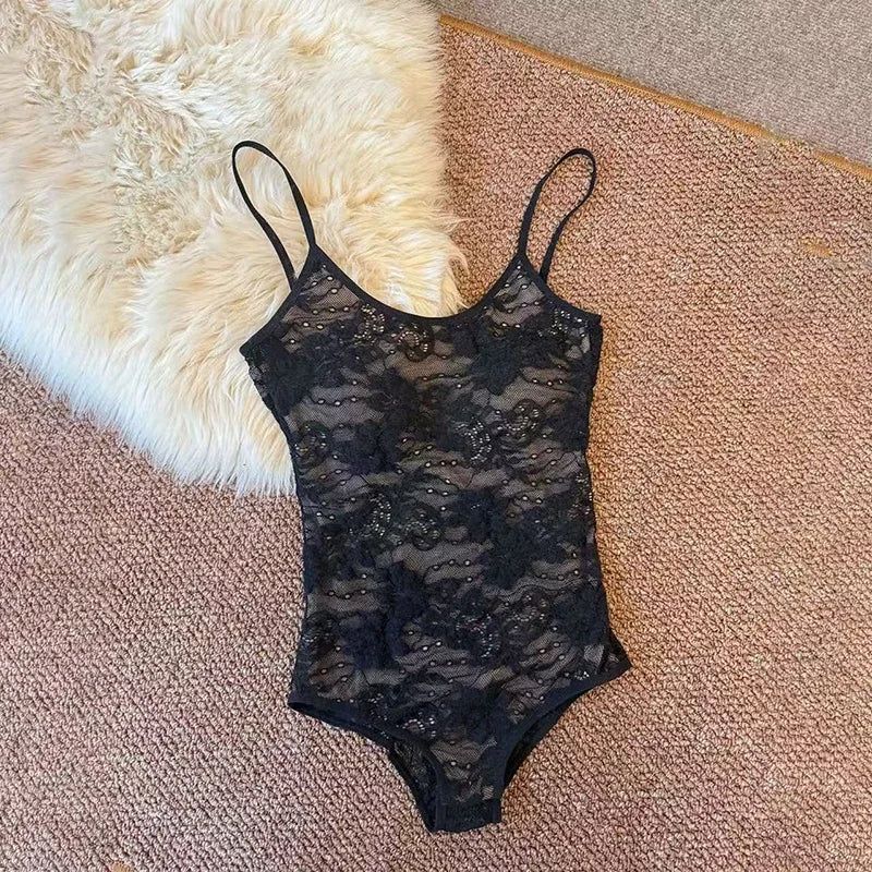 Lace Crop Bodysuit