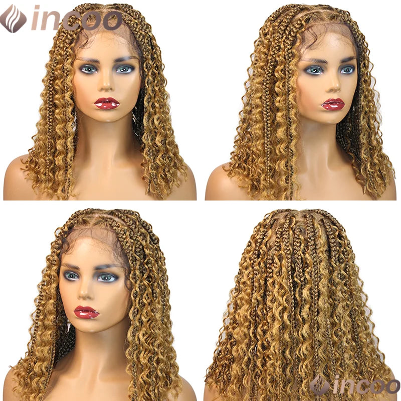12" Short Bob Boho Braided Wig
