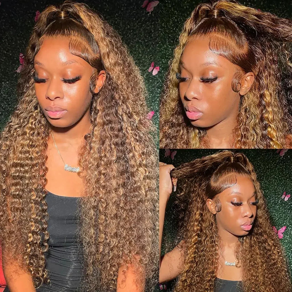 Highlight Curly Lace Front Wig
