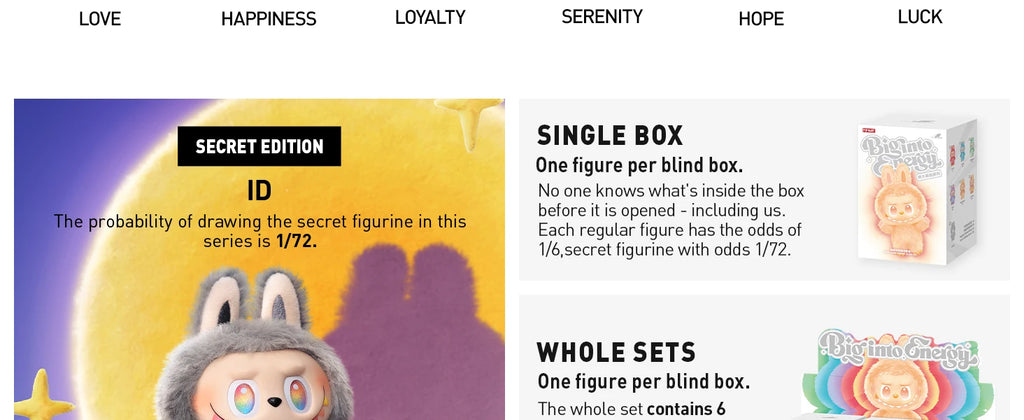 Labubu Doll The Monsters Big into Energy Series