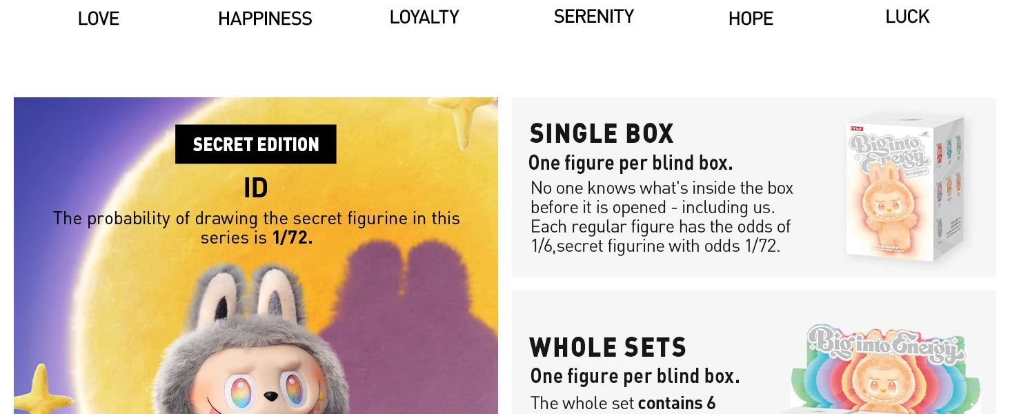 Labubu Doll The Monsters Big into Energy Series