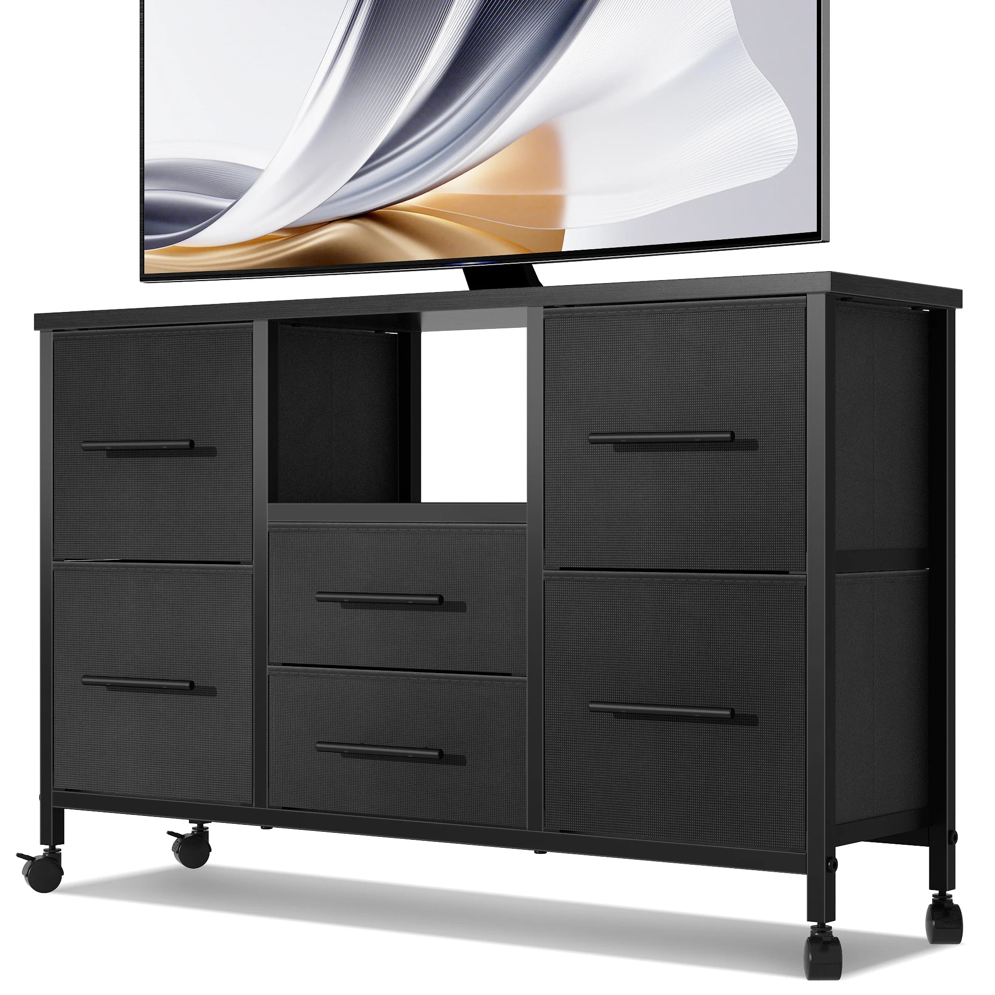 The "Aesthetic Cloud" 6-Drawer Media Center