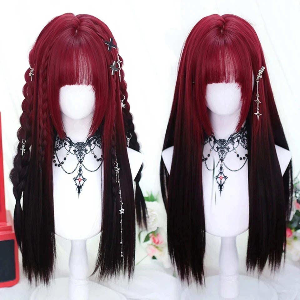 Long Straight Lace Front Wig
