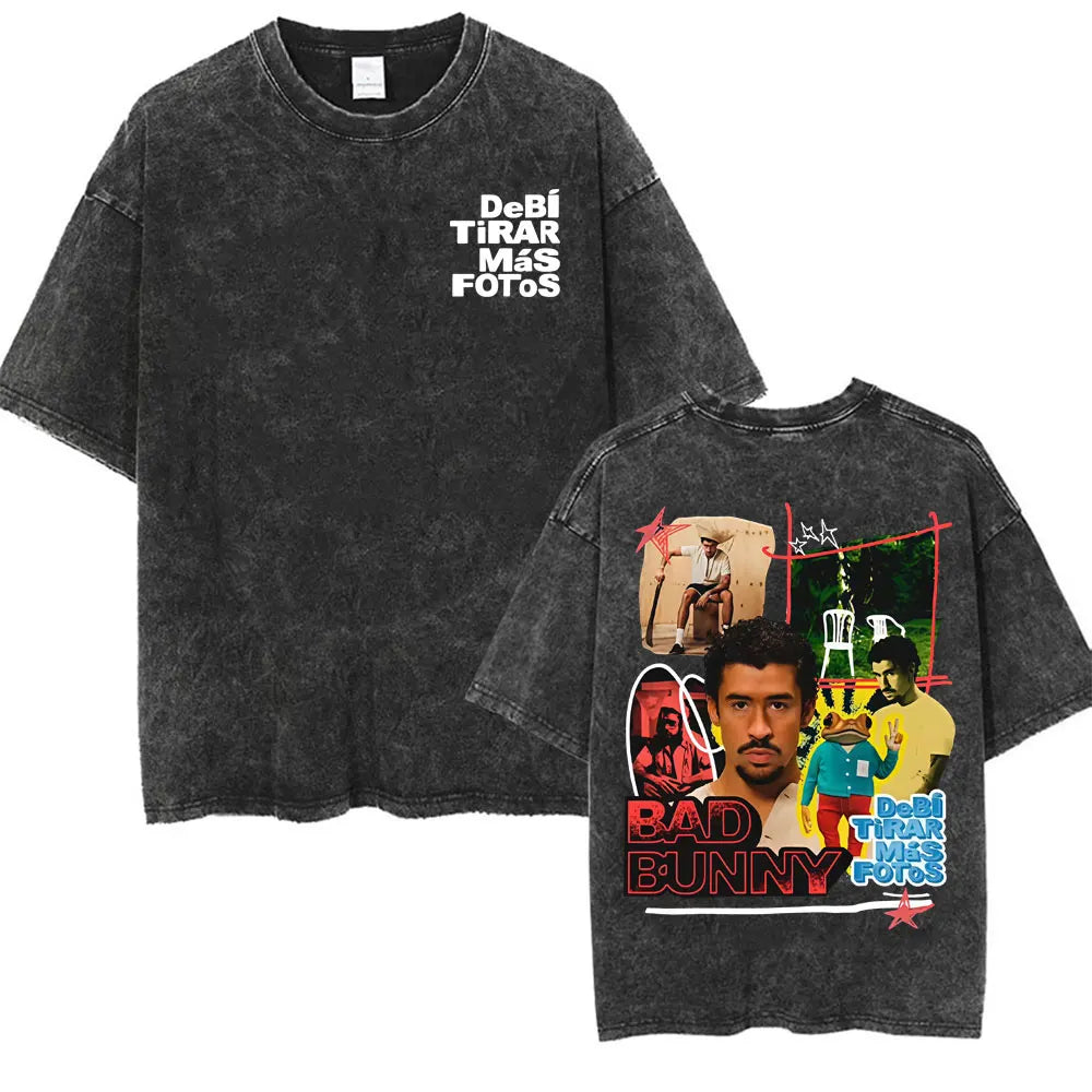 DTMF Deb Í Tirar M Á S Fotos T-shirt Rap Singer Bad Bunny Album Tour T-Shirt