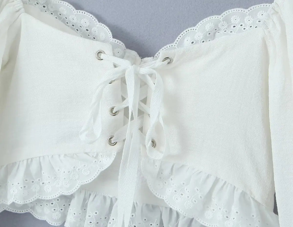 Wire Circle Bra Corset Shirt