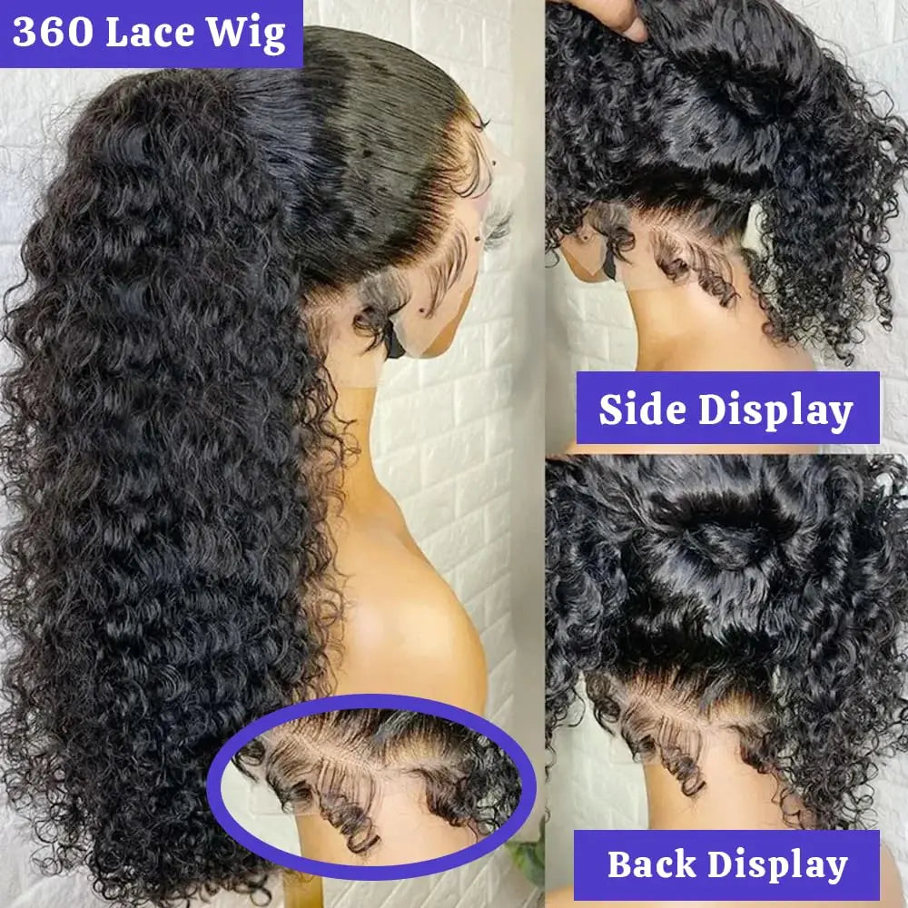 Deep Wave 360 Lace Front Wig