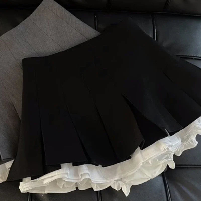 Ruffles Mini Skirt