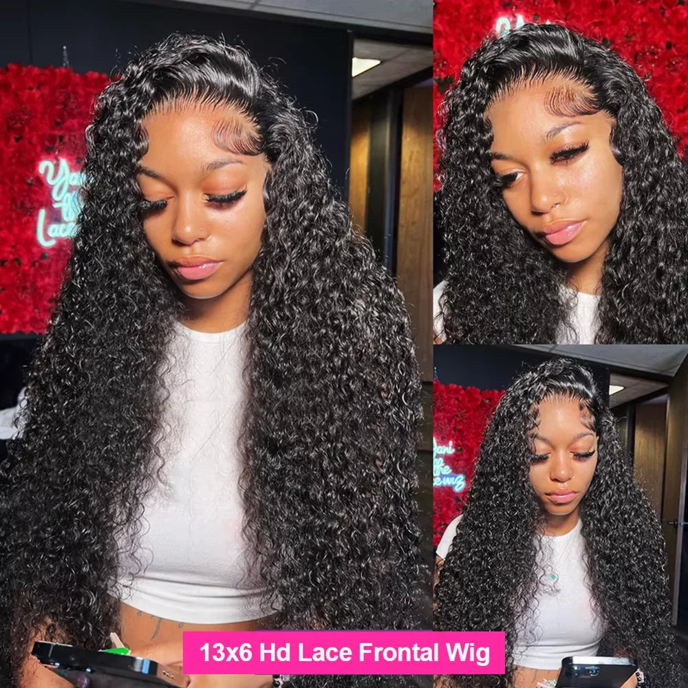 Deep Wave 13x6 HD Lace Frontal Human Hair Wig