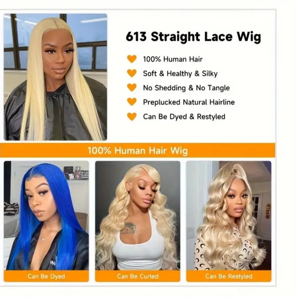 Blonde Brazilian Straight Wig