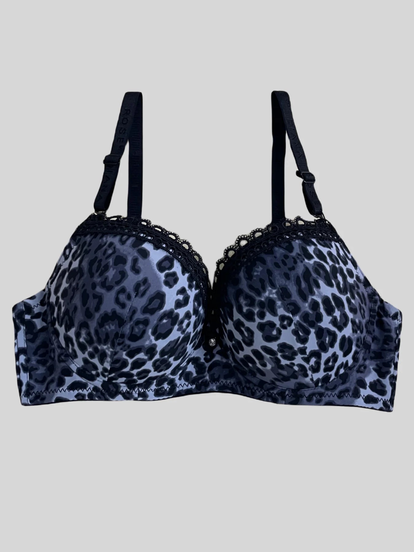 Leopard Print Push Up Bra