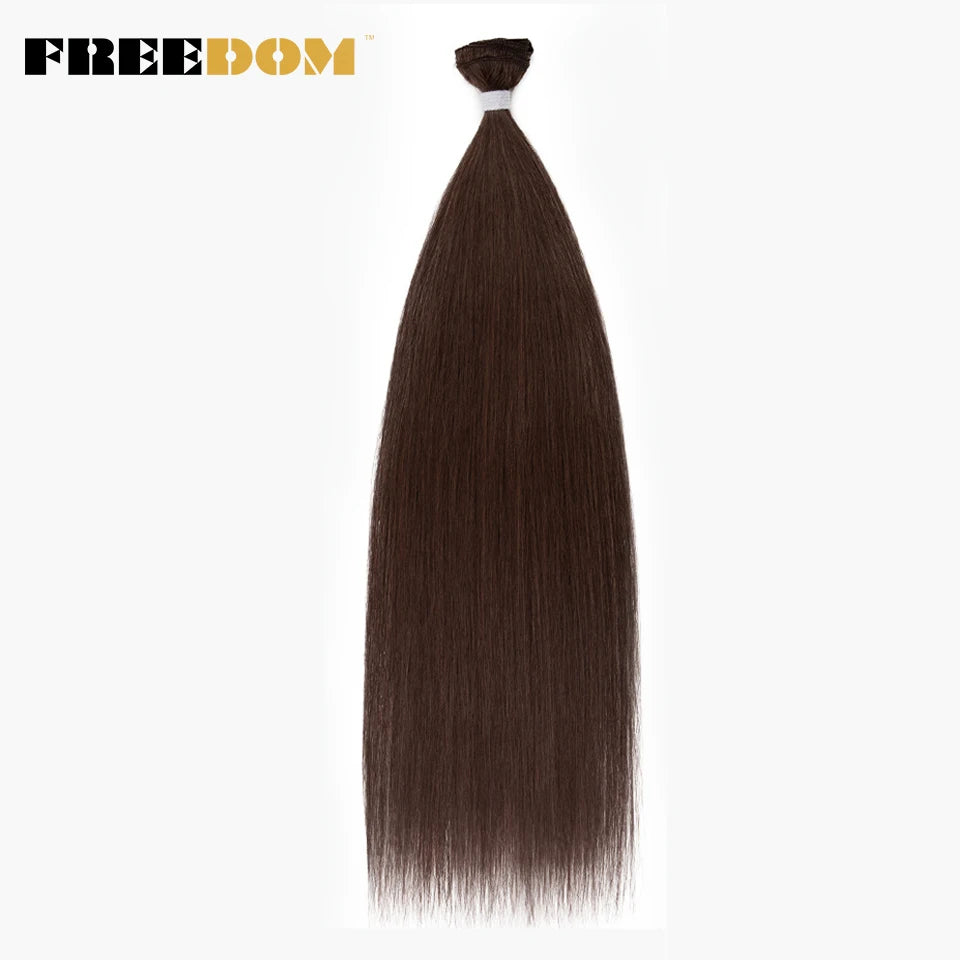 Synthetic Straight Hair Bundles Ombre