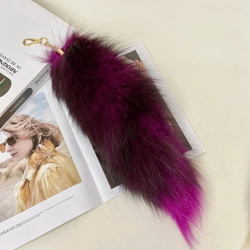 Fox Tail Keychain