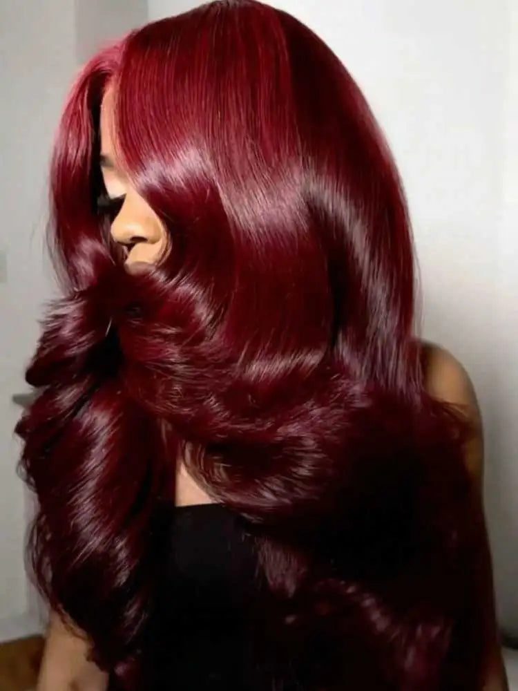 Burgundy Brazilian Body Wave Wig