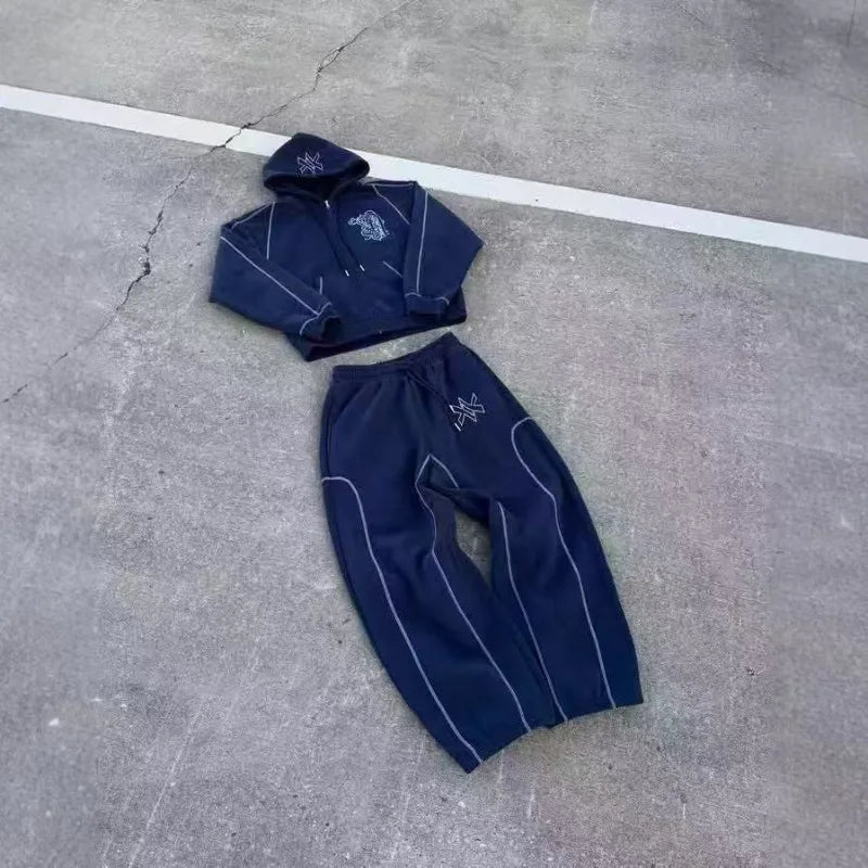 Striped Sportswear Set