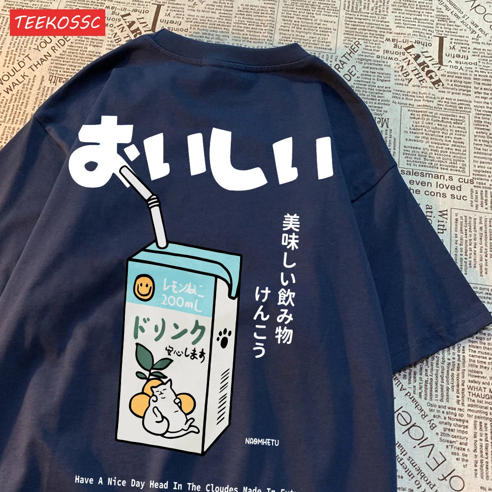 Cat & Drink Tee