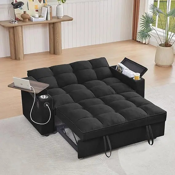 65'' 3-in-1 Folding Convertible Sofa Bed