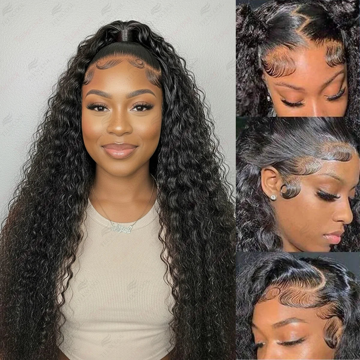Deep Wave Ginger Lace Front Wig