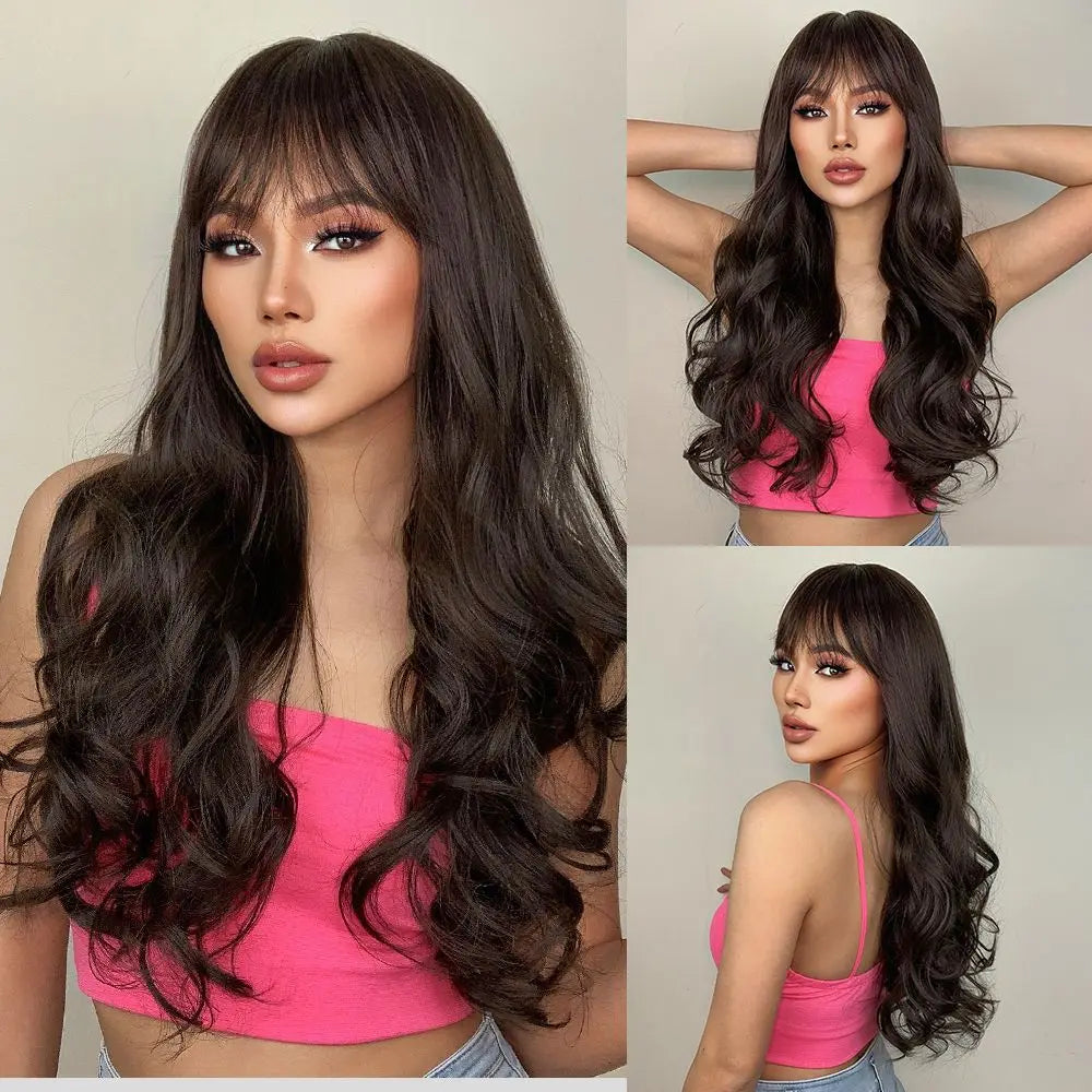 Light Golden Synthetic Wig