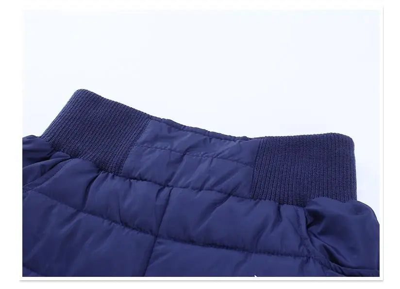 Boys Girls Down Cotton Trousers 2021 New Winter Thicken Warm Baby Waterproof Kids Pant 2-12 years old for Children Sweatpants