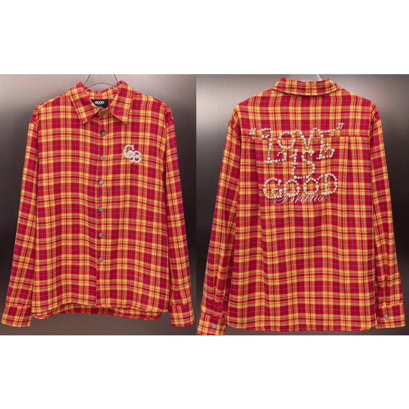 Long Sleeved Plaid Shirt