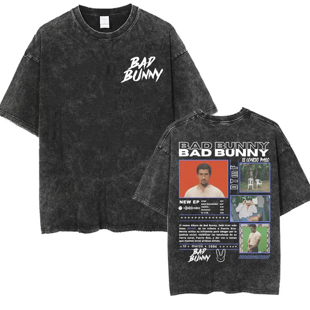 DTMF Deb Í Tirar M Á S Fotos T-shirt Rap Singer Bad Bunny Album Tour T-Shirt