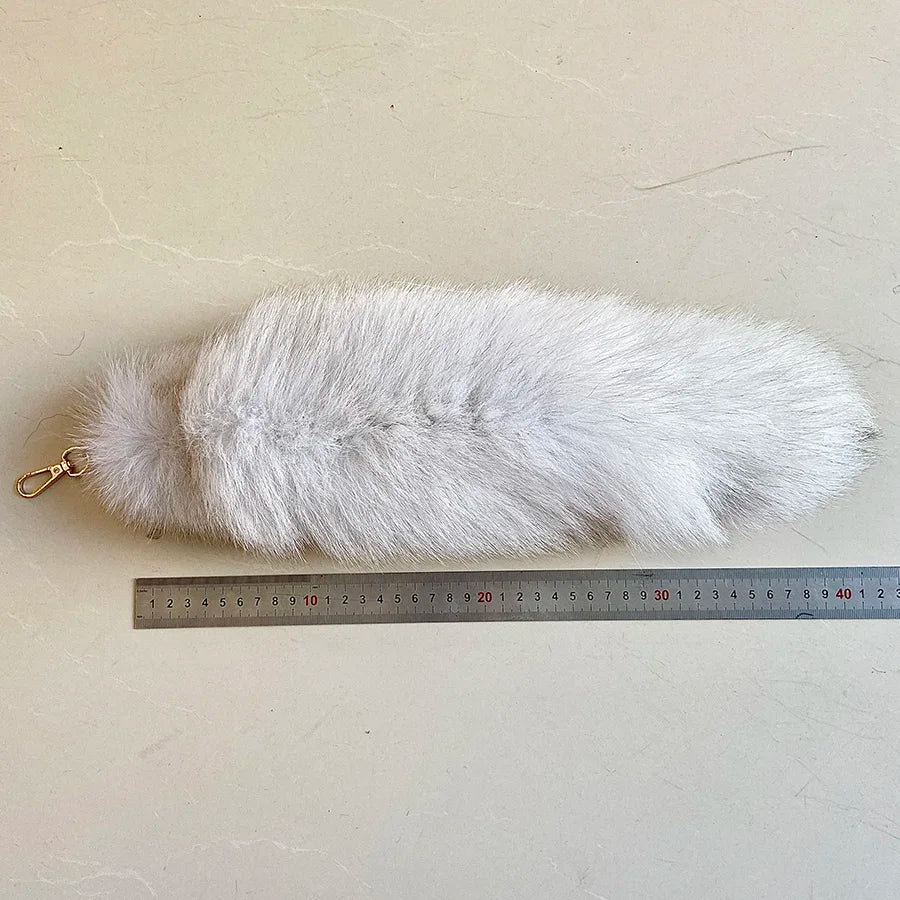 Fox Tail Keychain