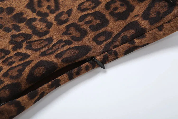 Leopard Print Corset Top