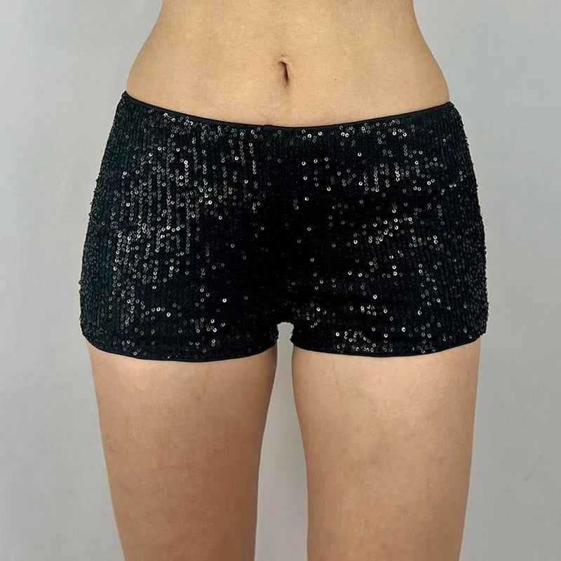 Glitter Sequined Shorts