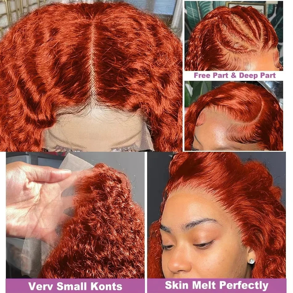 Ginger Deep Wave Wig