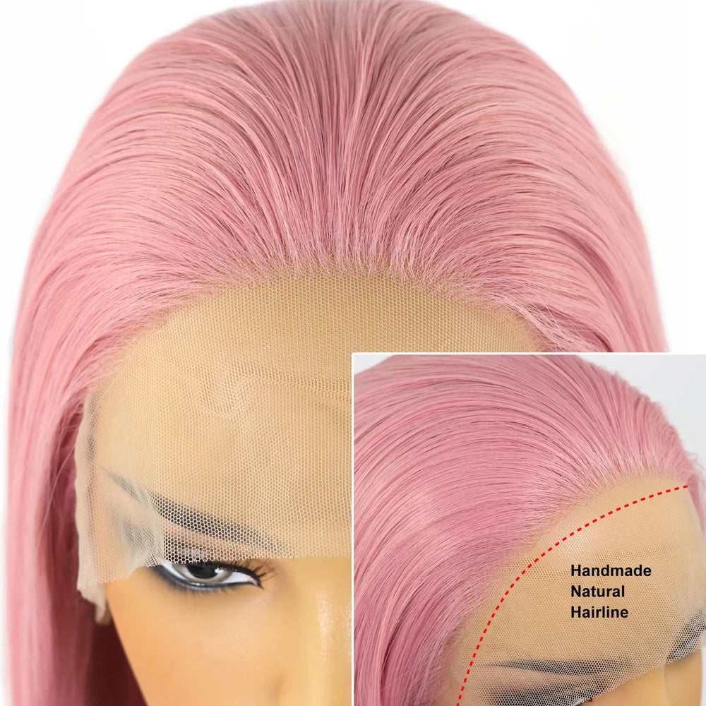 Light Pink 13X4 Lace Front Wig