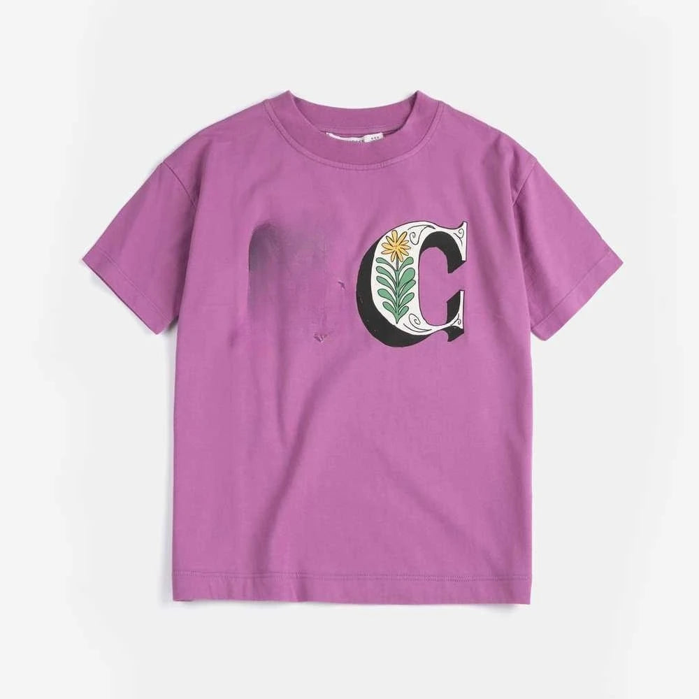 Summer 26 New Toddler Kids Girls and Boys Short-sleeved T Shirts Children's Cute Cartoon Printed Tees Tops