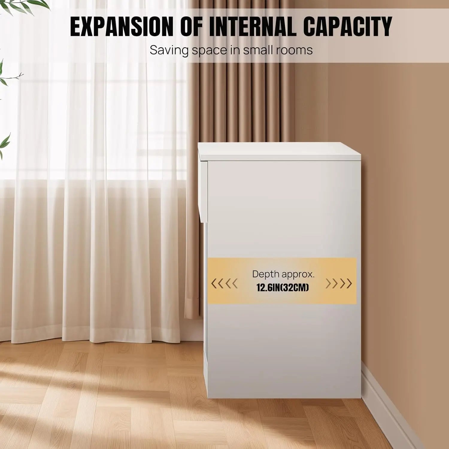 The "Space-Saver" Slim Aesthetic Cabinet