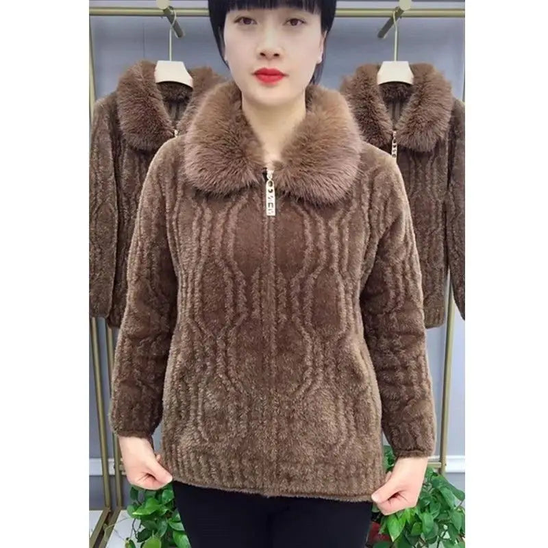 Faux Fur Sweater