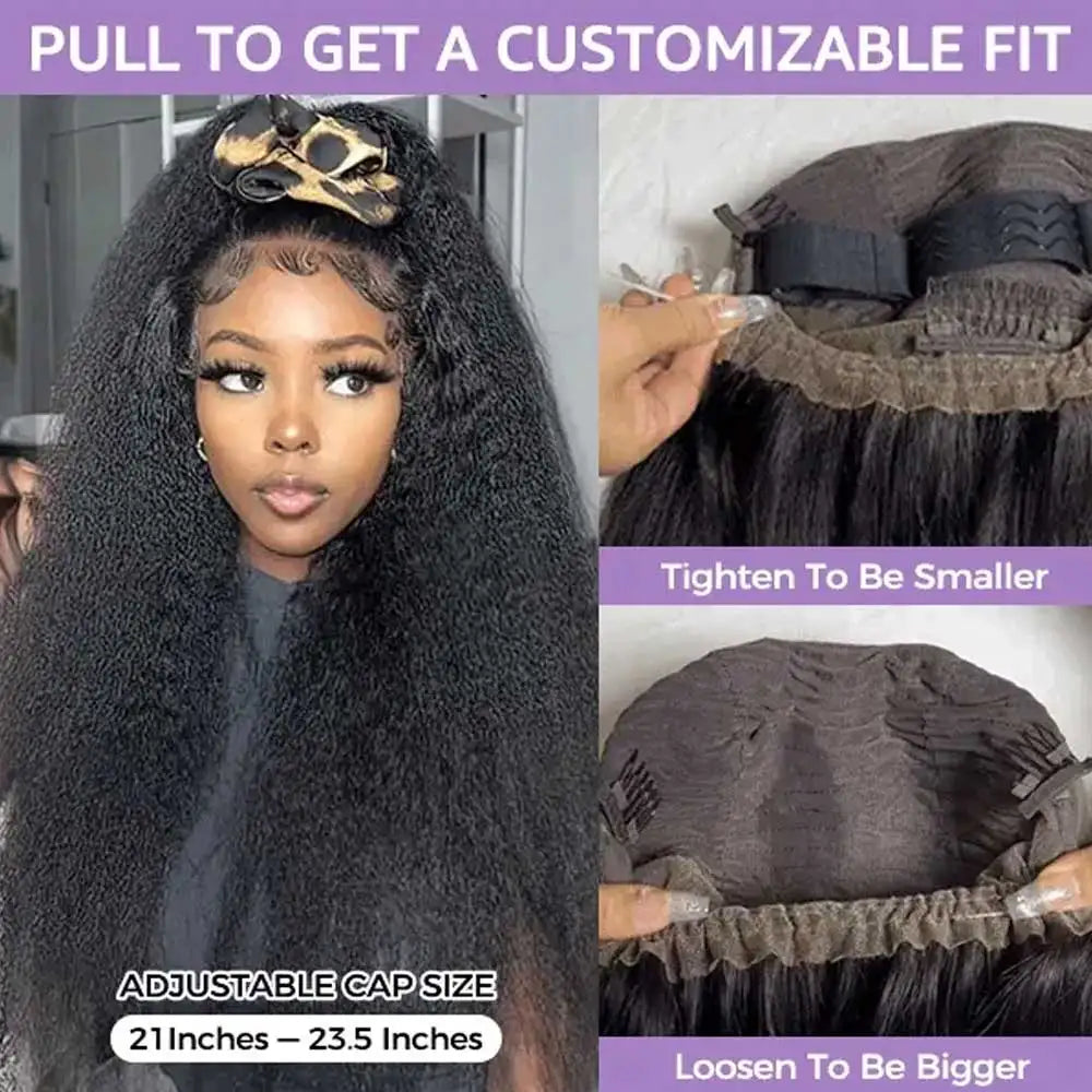Invisible Strap 360 Full Hd Glueless Wig