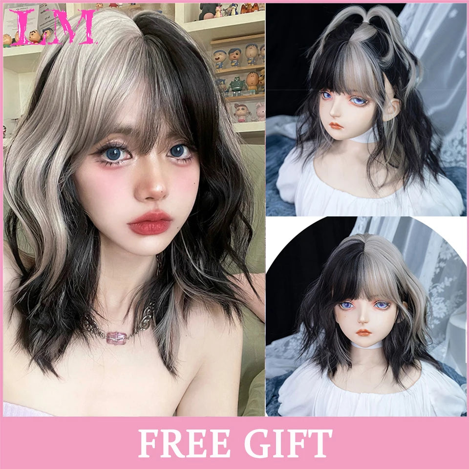 Bang Long Natural Wavy Hair Wig