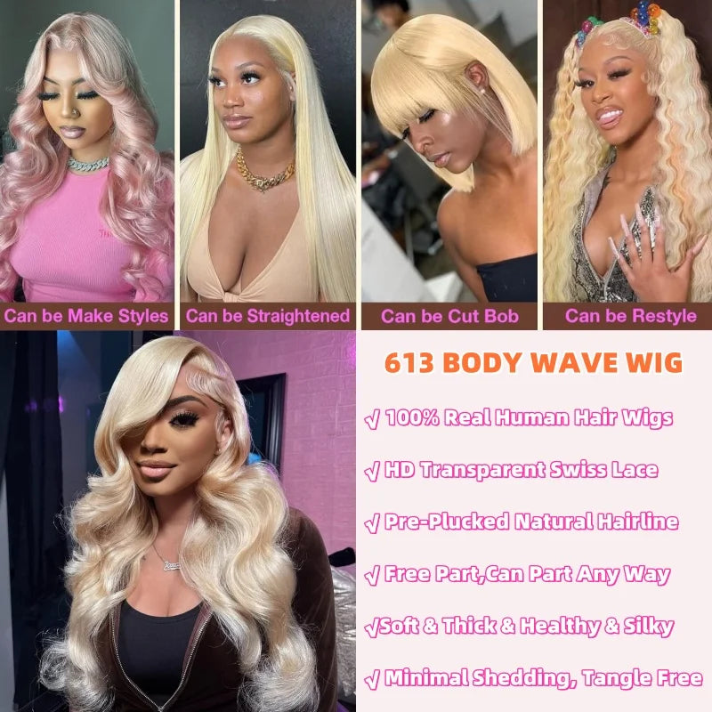 Invisible Strap 360 HD Full Lace Glueless Wig