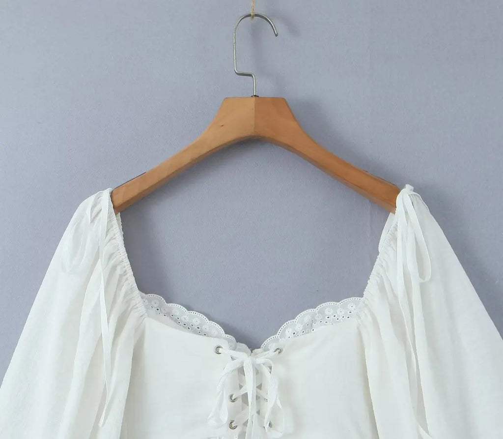 Wire Circle Bra Corset Shirt