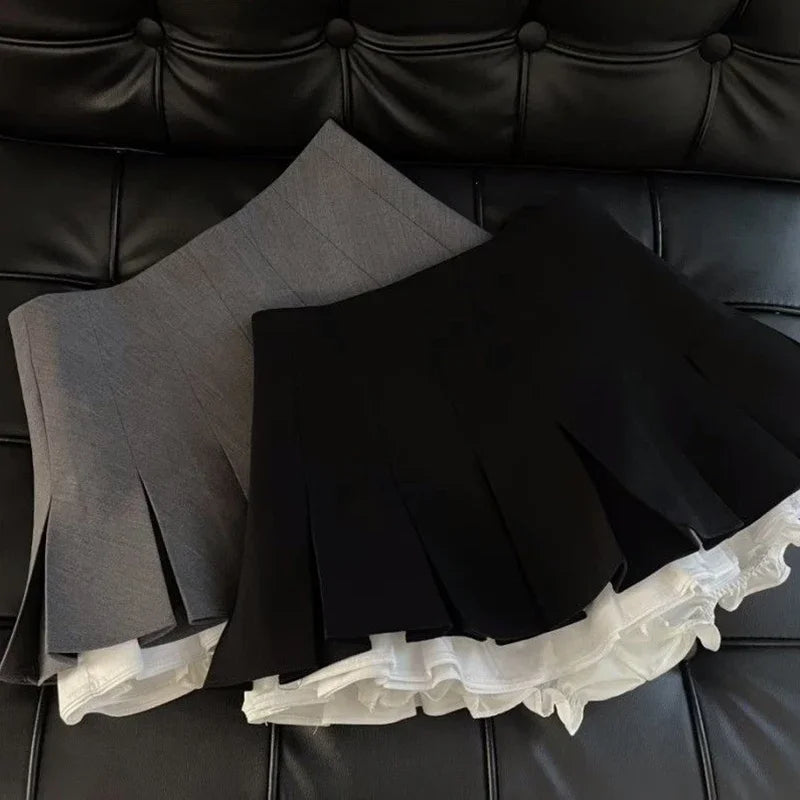 Ruffles Mini Skirt