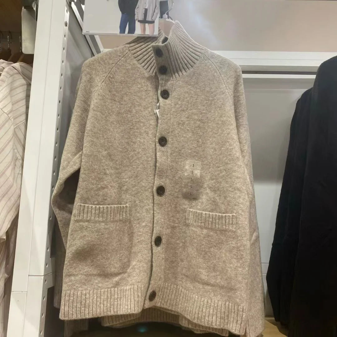 Knitted Casual Open Cardigan