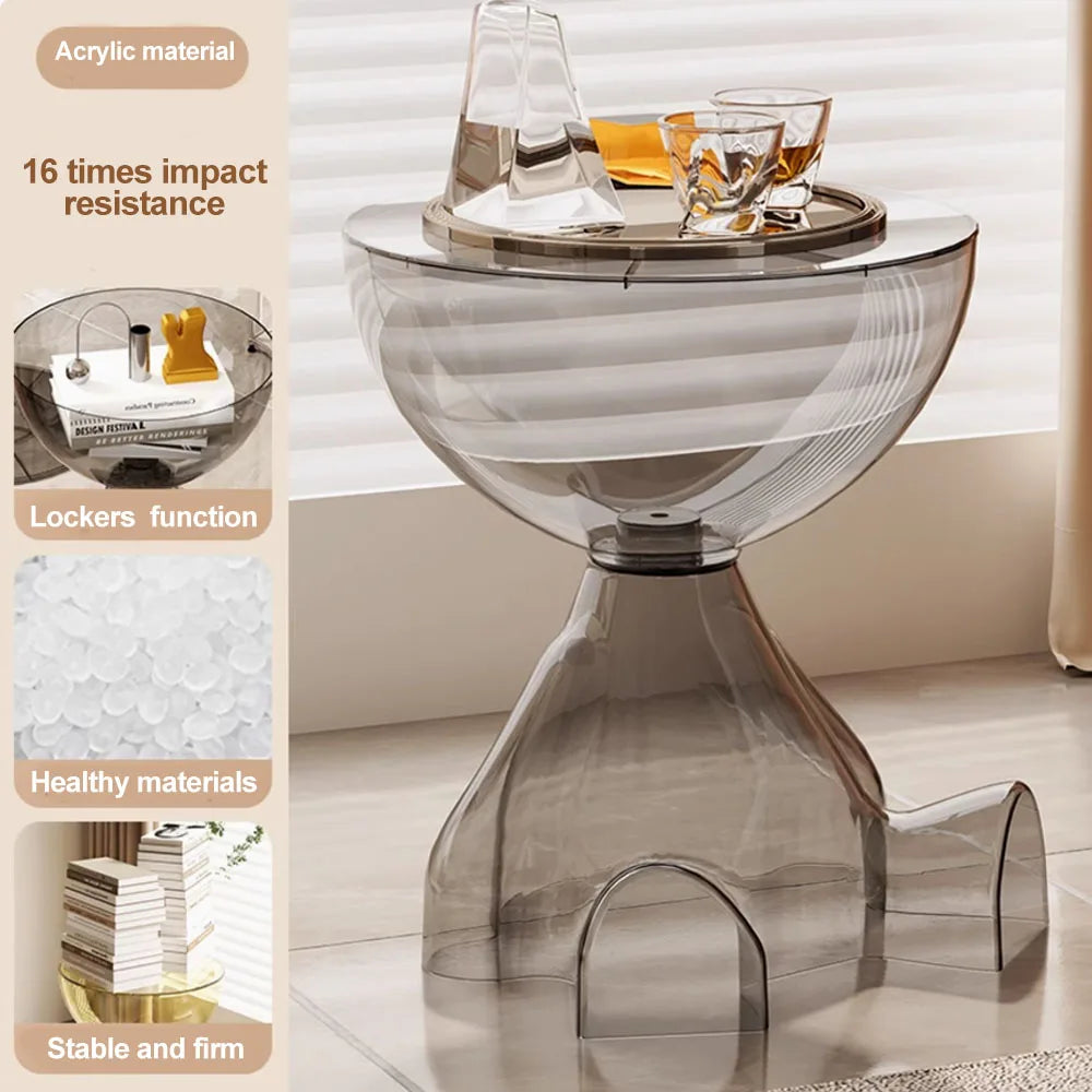 Movable Coffee Side Table