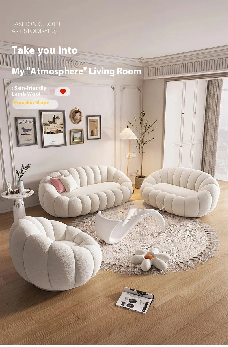 Velvet Recliner Sofa