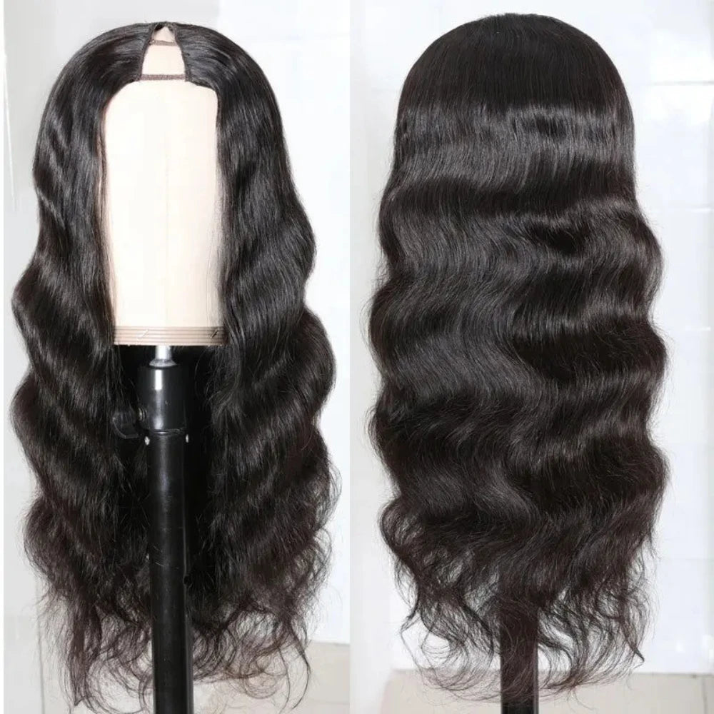 No Leave Out V Part Body Wave Wig