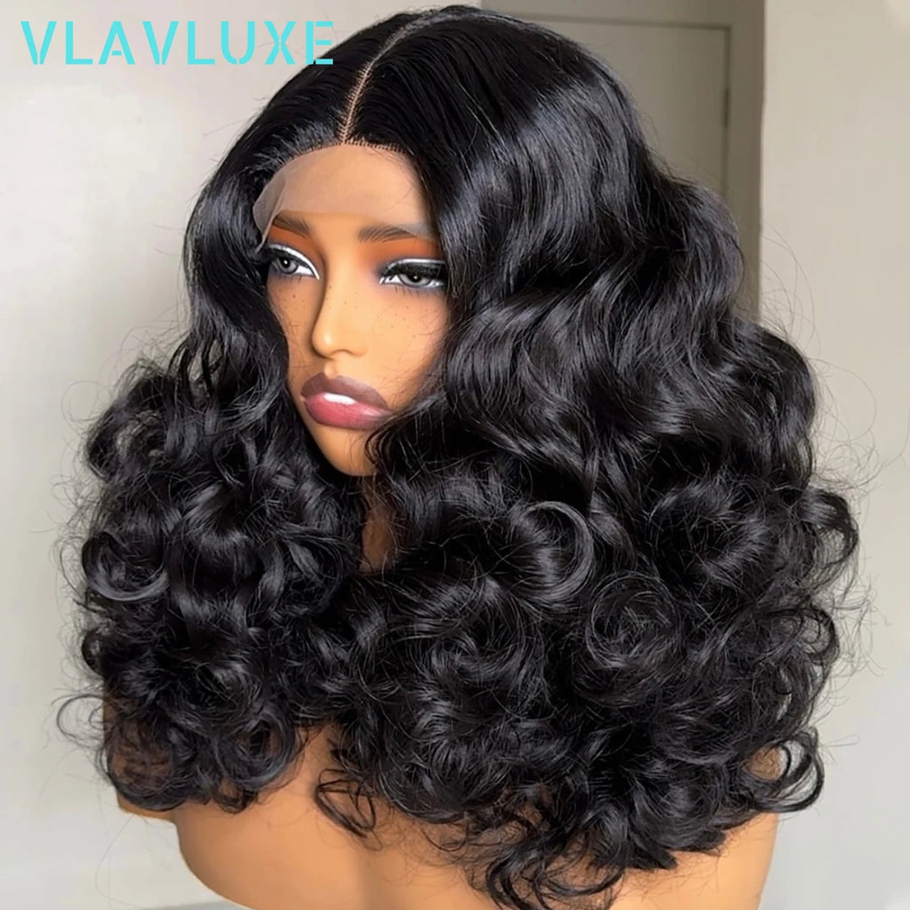 Bouncy Curly Double Drawn Wig