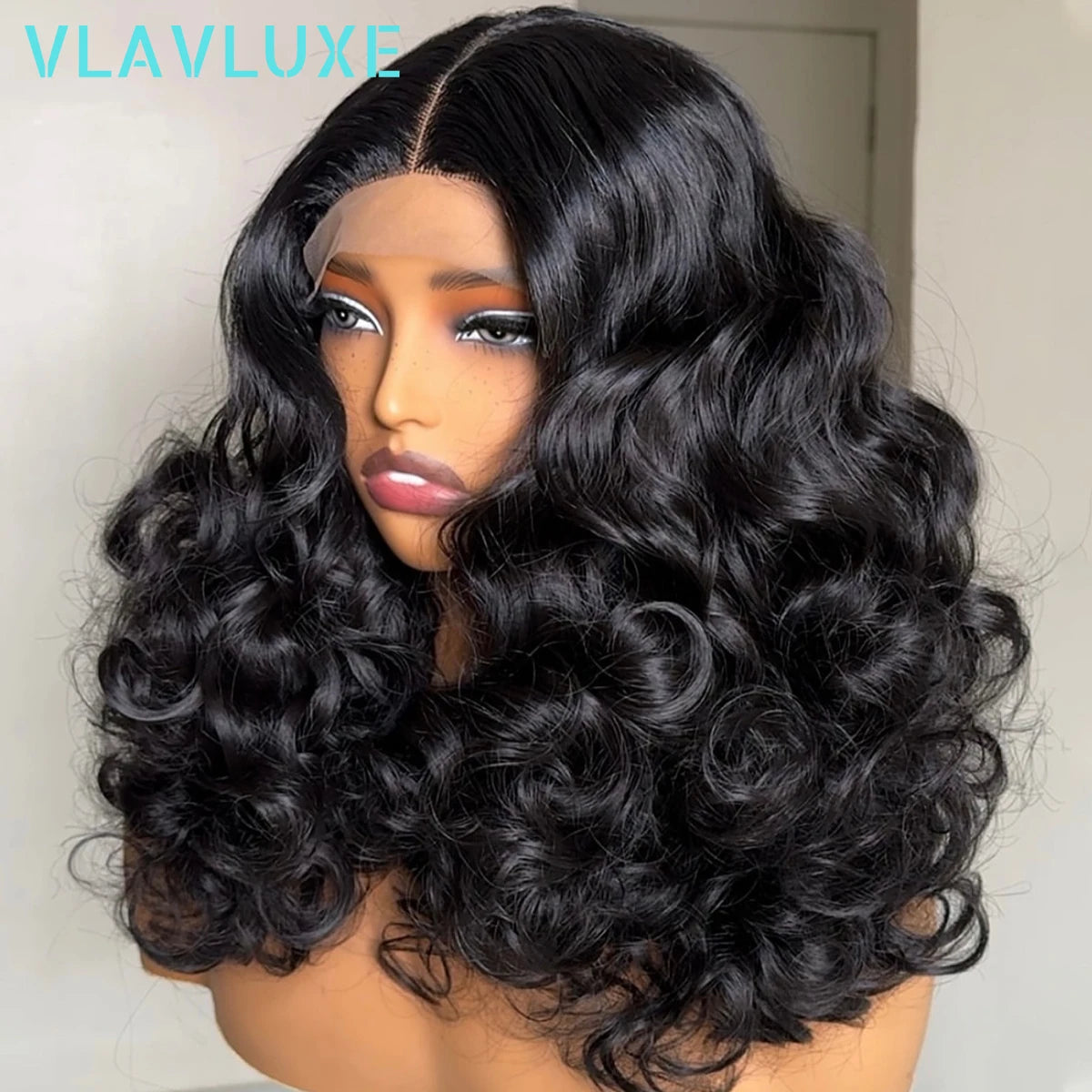 Bouncy Curly Double Drawn Wig