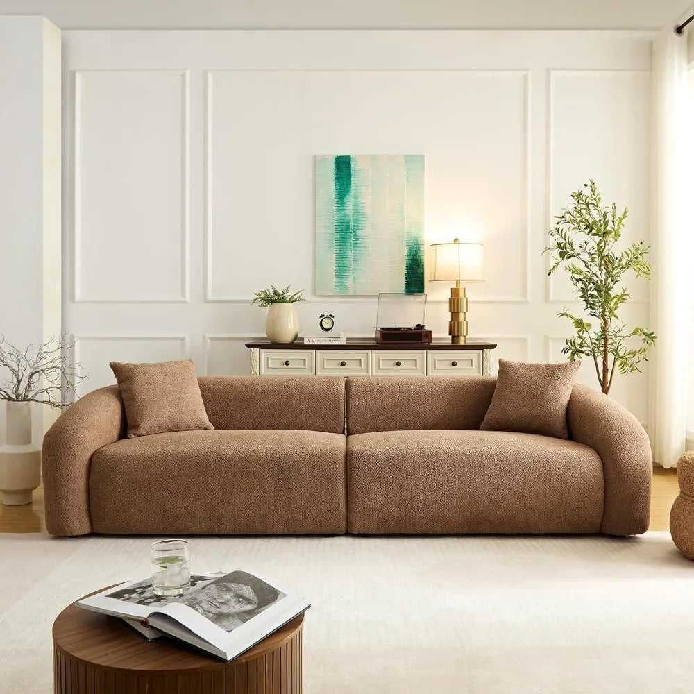 103" Modern Curved Sofa