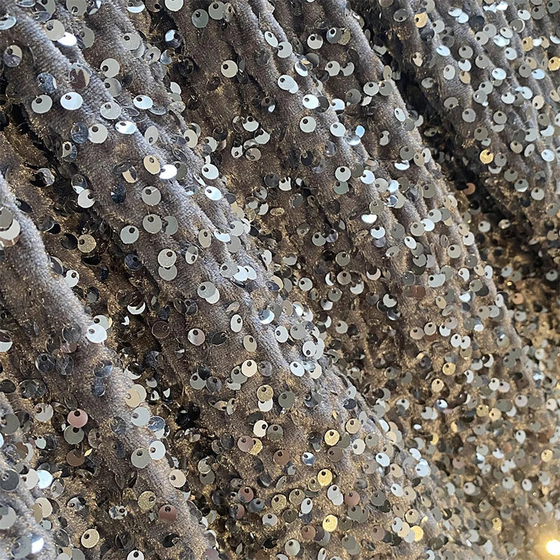 Sequin Decorate Midi Skirt